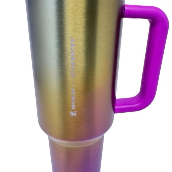 STARBUCKS STANLEY SUMMER GRADIENT Tumbler 40 oz. Quencher LIMITED EDITION!!! - Picture 4 of 9